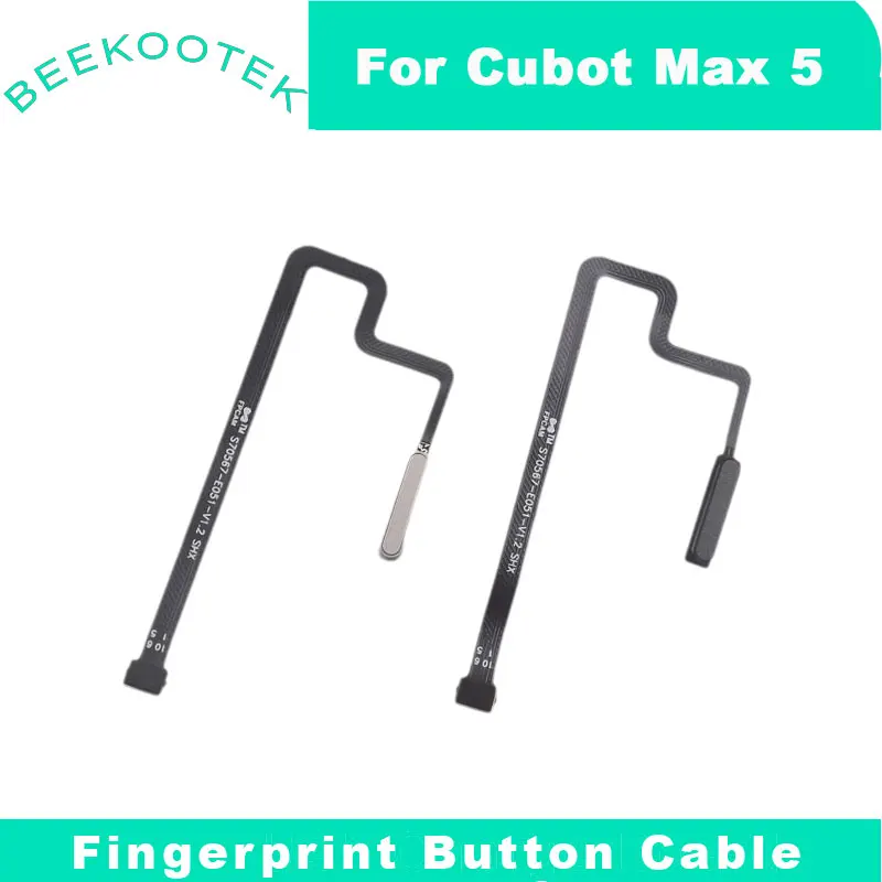 New Original Cubot Max 5 Fingerprint Button Sensor Cable flex FPC Repair Accessories For Cubot Max 5 Smart Phone