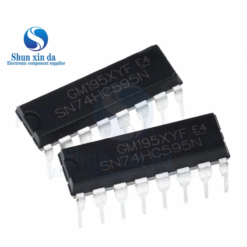 10 قطعة SN74HC595N SN74HC04N DIP-16 SN 74HC00 74HC04 74HC08 74HC14 74HC32 74HC74 74HC86 74HC138 74HC257 74HC393 N 74HC590AN DIP IC