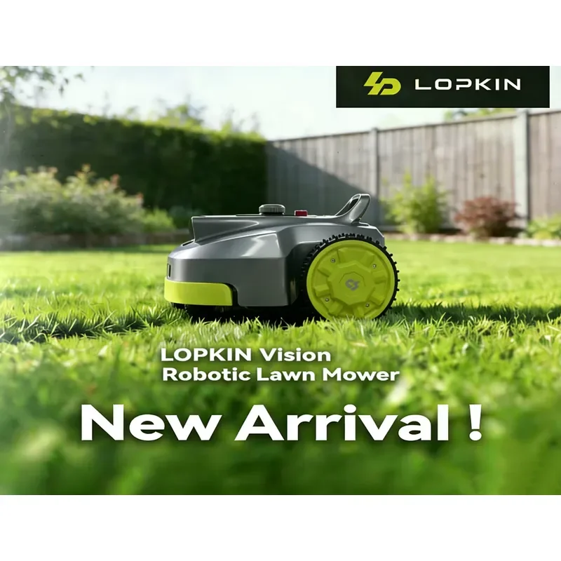 Lopkin L1500 AI-Assisted Mapping Lawn Mower Perimeter Wire Free RTK + Vision Virtual Boundary