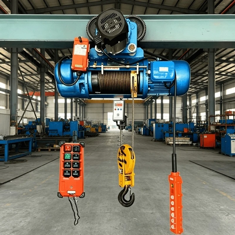 Customizable 1/2/3/5T Wire Rope Electric Hoist Lifting with Trolley Electric Hoist Handling Transportation Equipment
