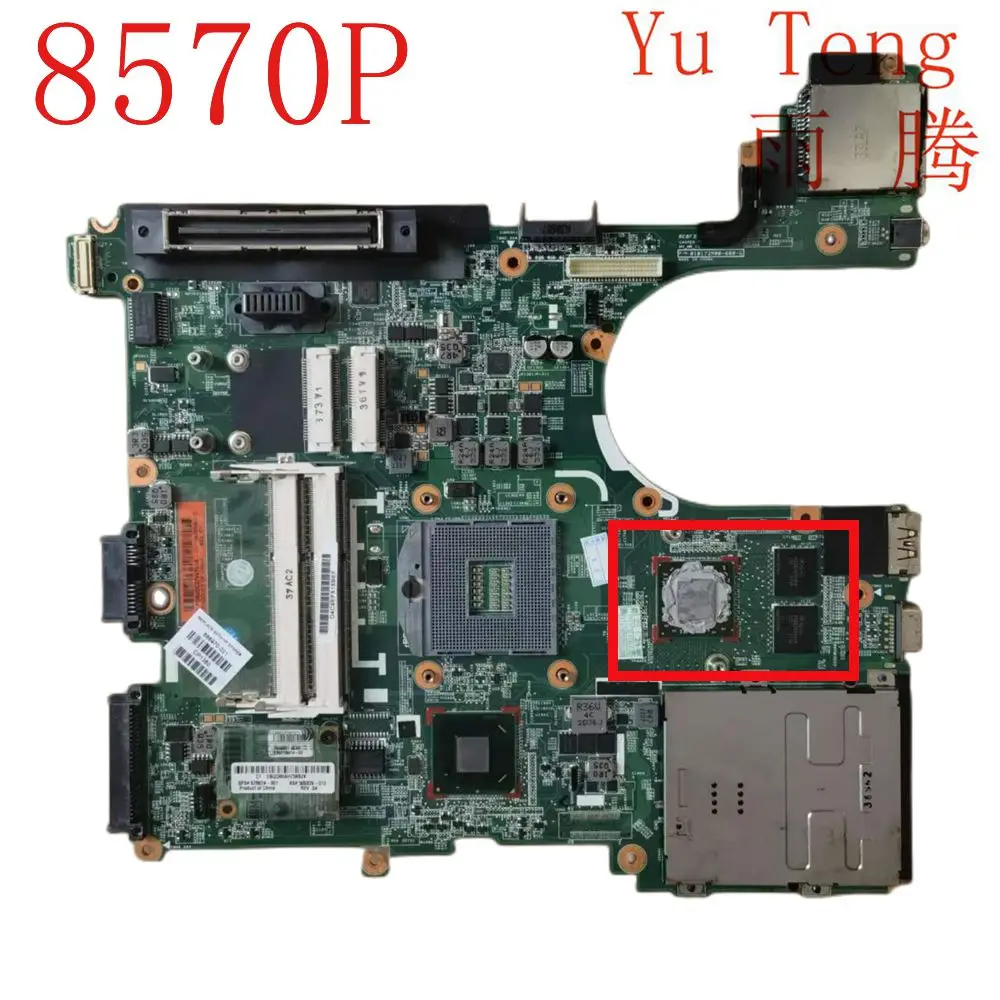 For Hp EliteBook 8570P Laptop Motherboard 686970-001 686970-601 Mainboard 100% tested fully work