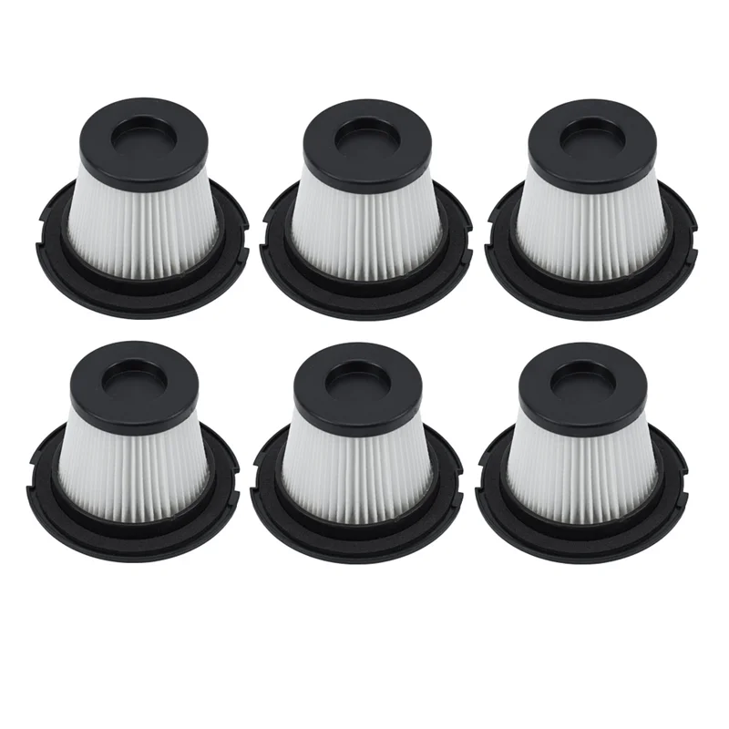 ABUD-6 Uds filtro HEPA para MOOSOO K17/K17G accesorios de barredora piezas de limpiador de repuesto
