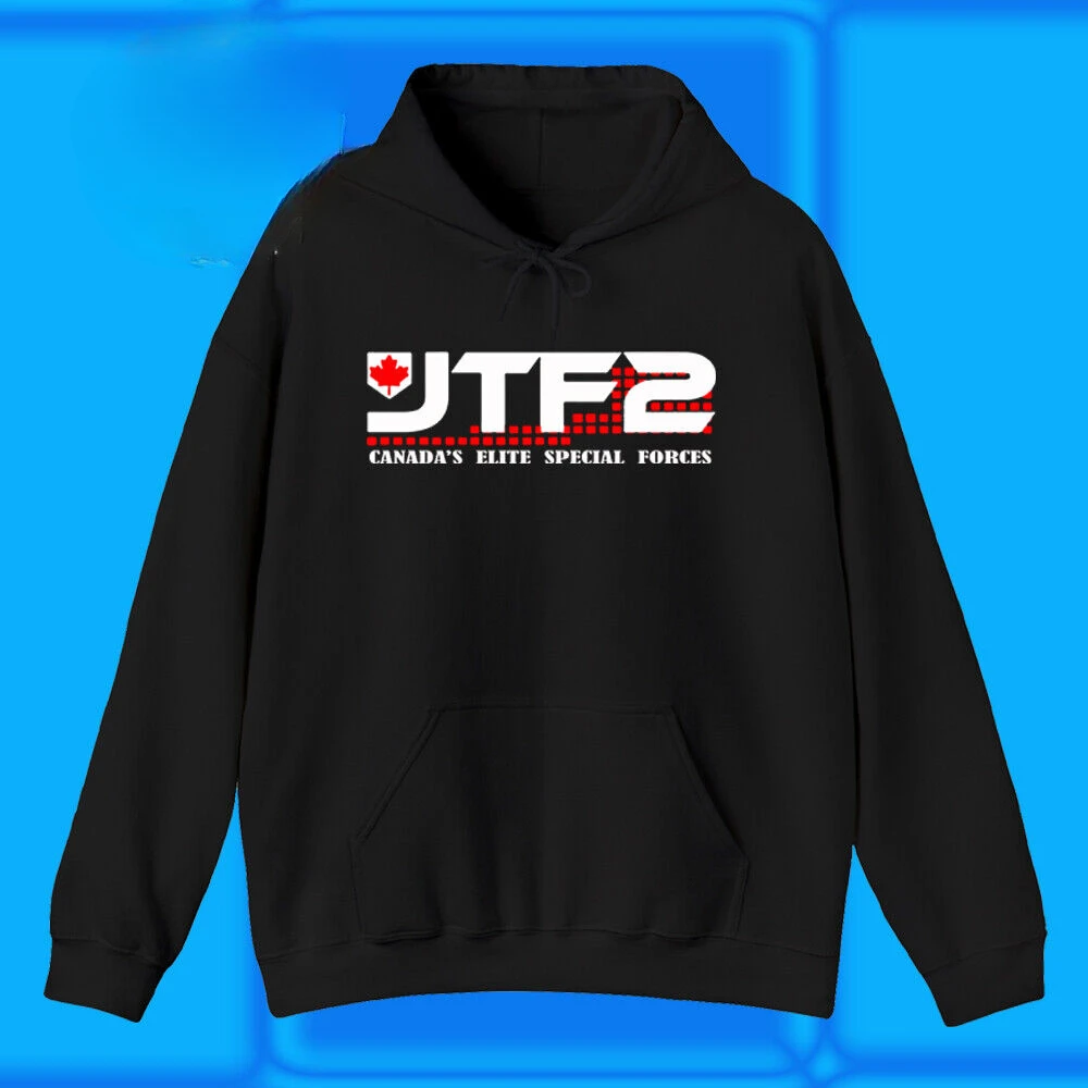 

JTF2 Join Task Force Canada Special Forces Black Hoodie Sweatshirt