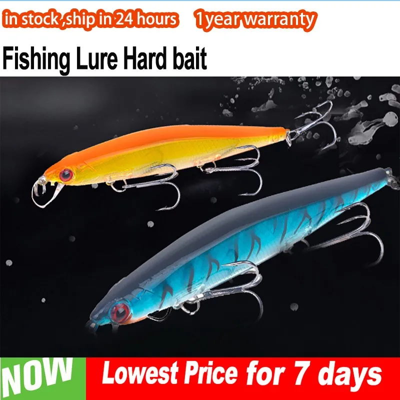 الطعم الاصطناعي لصيد سمك الشبوط ، إغراء الثابت لصيد الأسماك ، wobblers ، cranbait ، الطعم الاصطناعي للأسماك ، معدات الصيد ، 11 سنتيمتر ، 12.9g ، 1 قطعة