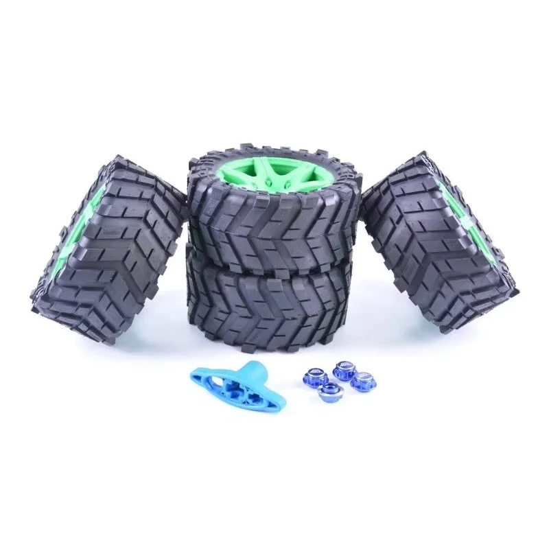 MadMax Wide Wheel Waterproof Wear Resistant Tire with Nut Adapter for 1/5 TRAXXAS X-MAXX 220*105mm