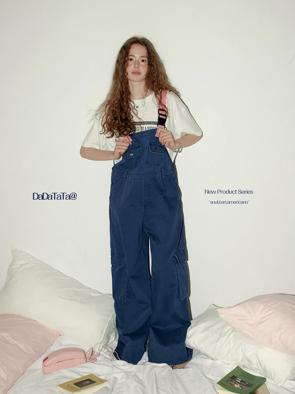 

Dta Rebel Art een Camouflage Cotton Overalls Women's Large Size Workwear Trousers Autumn Season Loose Fit Long Pants