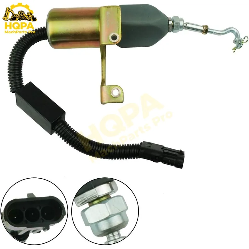 4942879 24V Fuel Shut Off Solenoid For Cummins B3.9L 4B 4BT 4BTA 4BTAA B5.9L 6B 6BT 6BTA 6BTAA 6CT Kinglong Bus