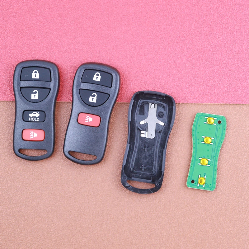 

433/315Mhz KBRASTU15 Car Key Fob Shell Case Housing for Nissan Frontier Murano Armada Pathfinder 2002-2008 for Infiniti I35 G35