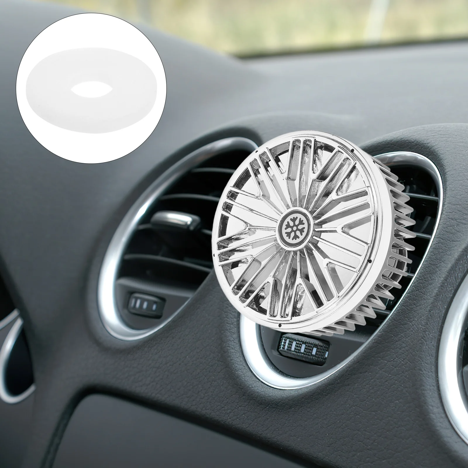 

5Pcs Car Air Freshener Refill Solid Fragrance Tablets Longlasting Car Vent Clip Replacement Pads Vehicle Scented Aromatherapy