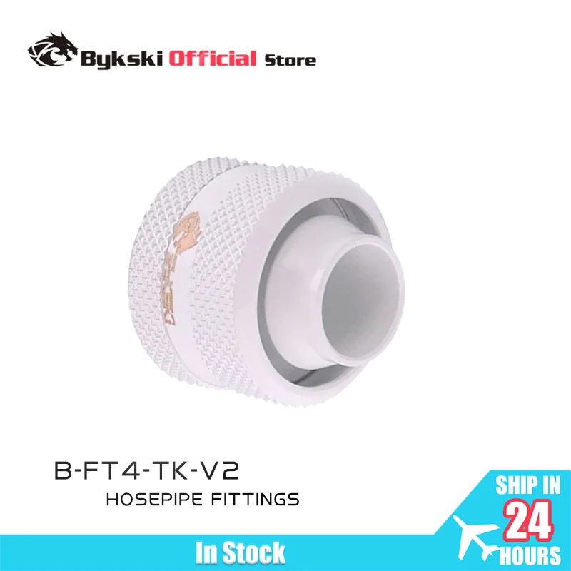 

Bykski B-FT4-TK-V2 Ручной компрессионный фитинг для шланга G1/4 дюйма Используется для трубы ID 13 мм OD 16 мм / ID13 мм OD19 мм Мягкая трубка / разъем