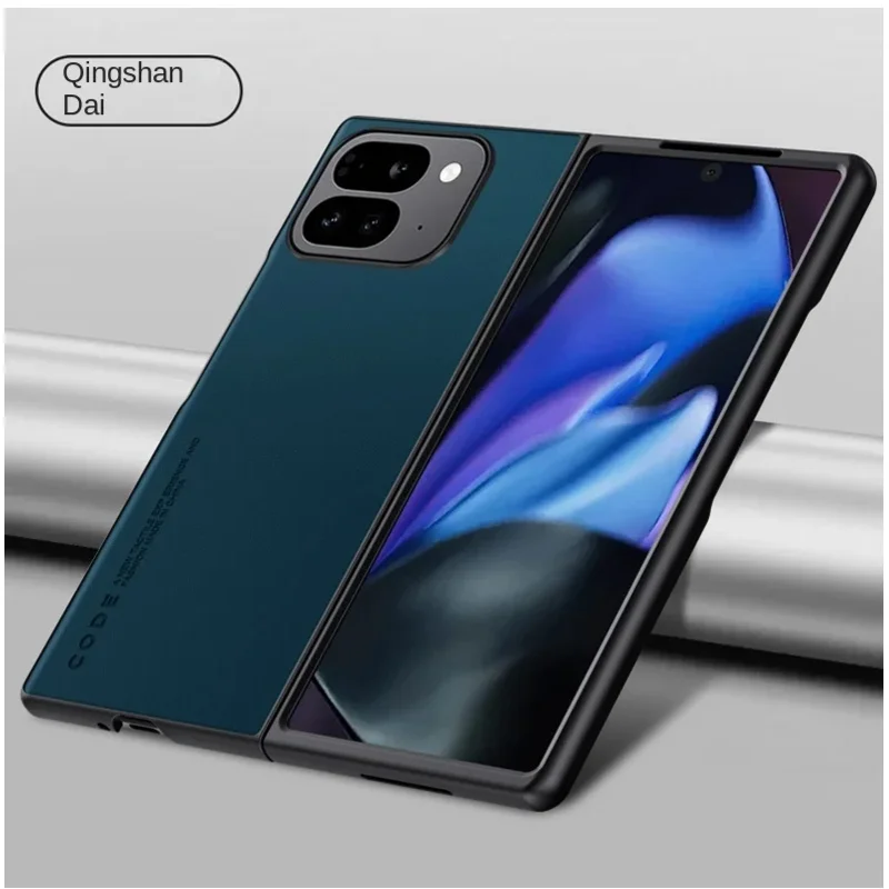 

Luxury for Google Pixel 9 Pro fold/fold 2 case ultra thin matte anti-shock hard plastic shokcproof PU leather Capa phone cover