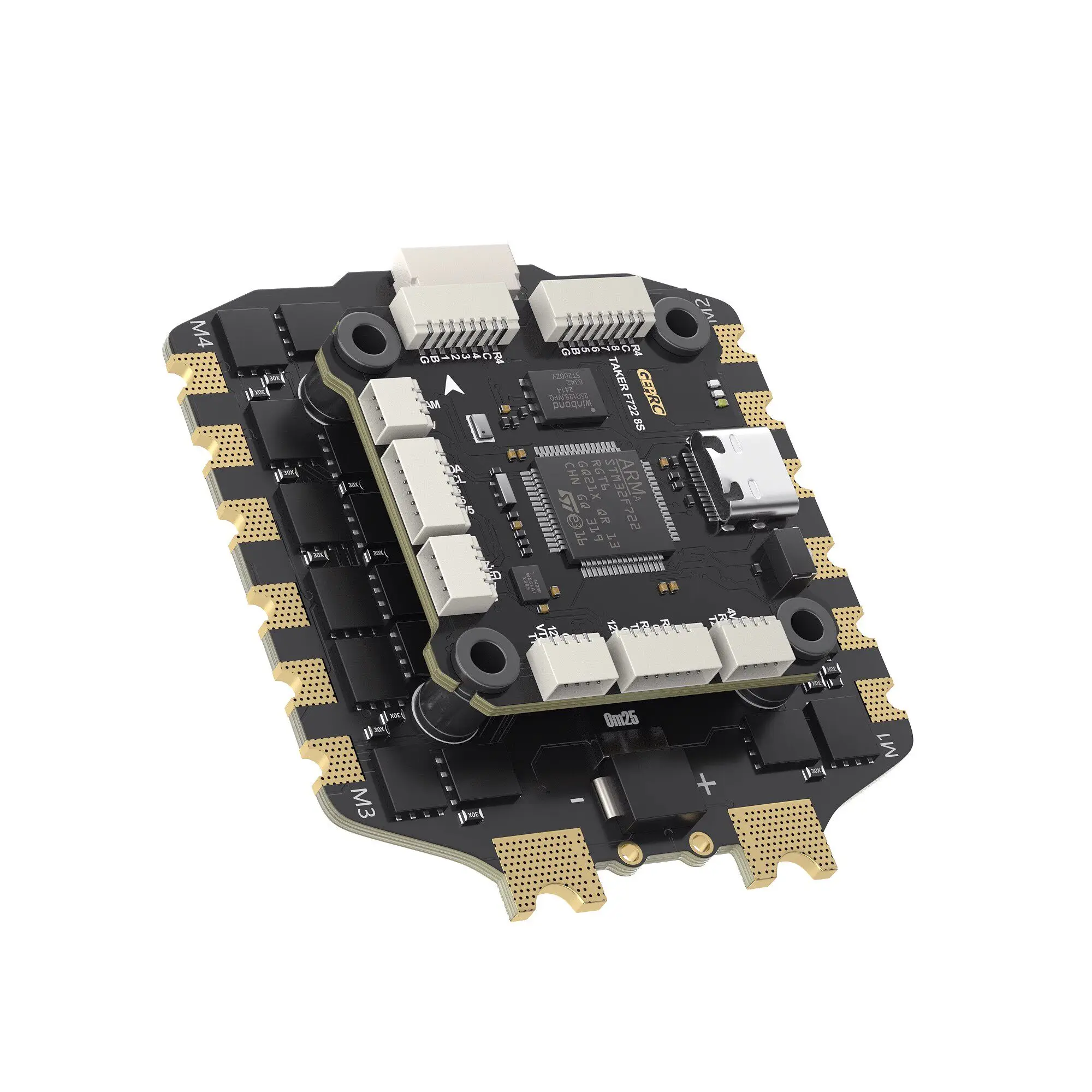 GEPRC TAKER F722 BLS 100A 8S Stack – Flugcontroller & 4-in-1 ESC mit DJI-Stecker für FPV-Drohne (30,5×30,5mm) – Detail 6