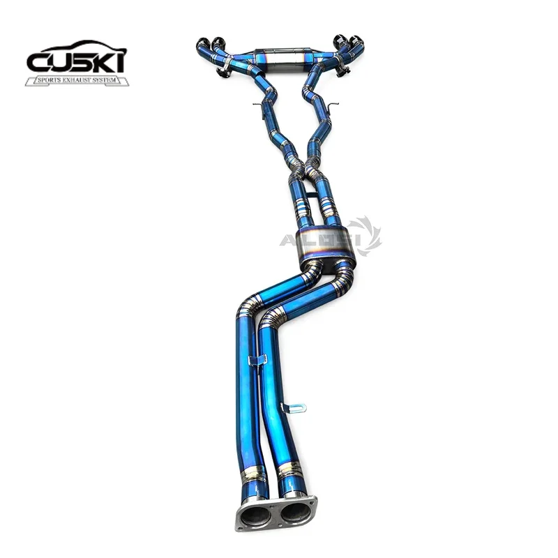 

Легкая выхлопная труба из титанового сплава с клапаном, подходящая для модификации автомобильной выхлопной трубы BMW X3M X4M F97 F98 3.0T 2019-2023