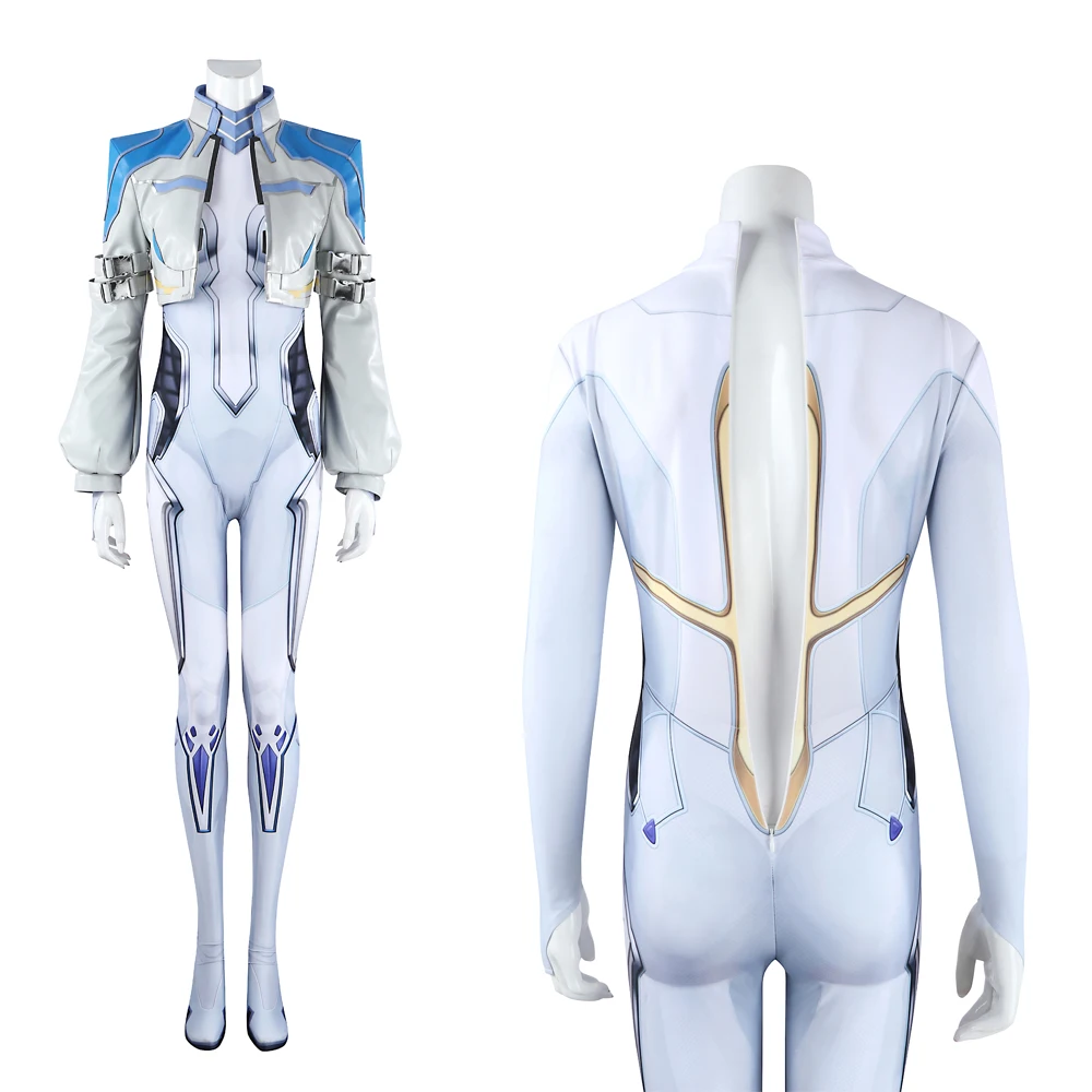 

High-end Game Rivals Dagger Cosplay Women Fantasy Coat Jumpsuit Costume Disguise Outfits Female Roleplay Disfraz Halloween