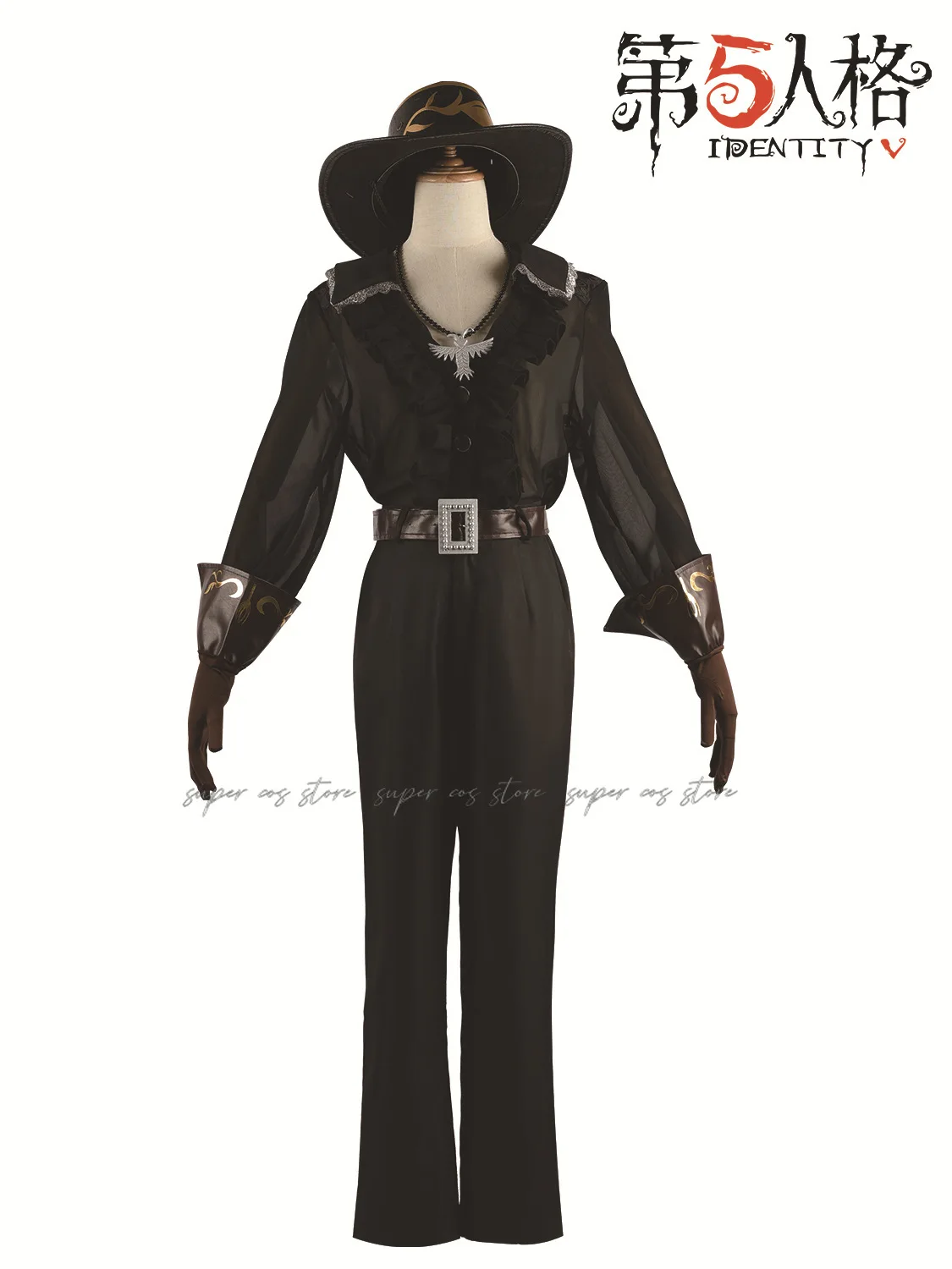 Anime Identity V Norton Campbell Prospector Mr. Mole Game Suit Uniform Halloween Carnival Party Outfit For Black Tulip Wig Cos