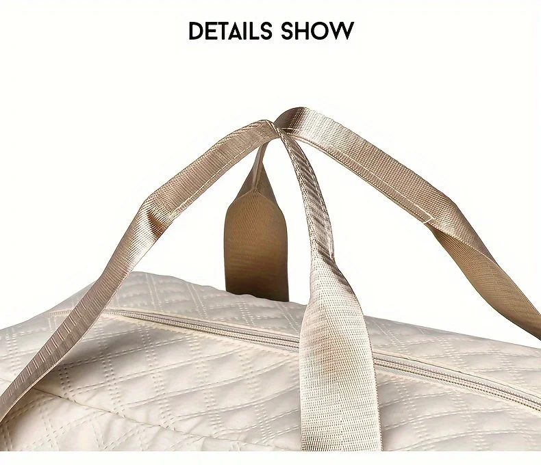 Lässige Nylon-Reisetasche, Große Kapazität für Sport- und Fitness-Aufbewahrung, Tragbare Weekender-Übernachtungstasche mit Mehreren Fächern – Detail 13