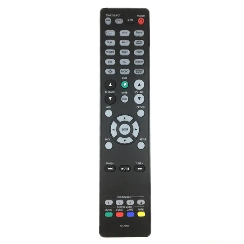 M5TD RC-1228 Replaced Remote Control Applicable for Denon AVR-S930H AVR-S650H AVR-S920W Integrated AV Receiver