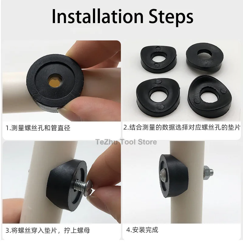 Plastic Pads Wear-Resistant Plastic Connectors Furniture Accessories Office Chair Legs Duckbill Pad Black White Grey
