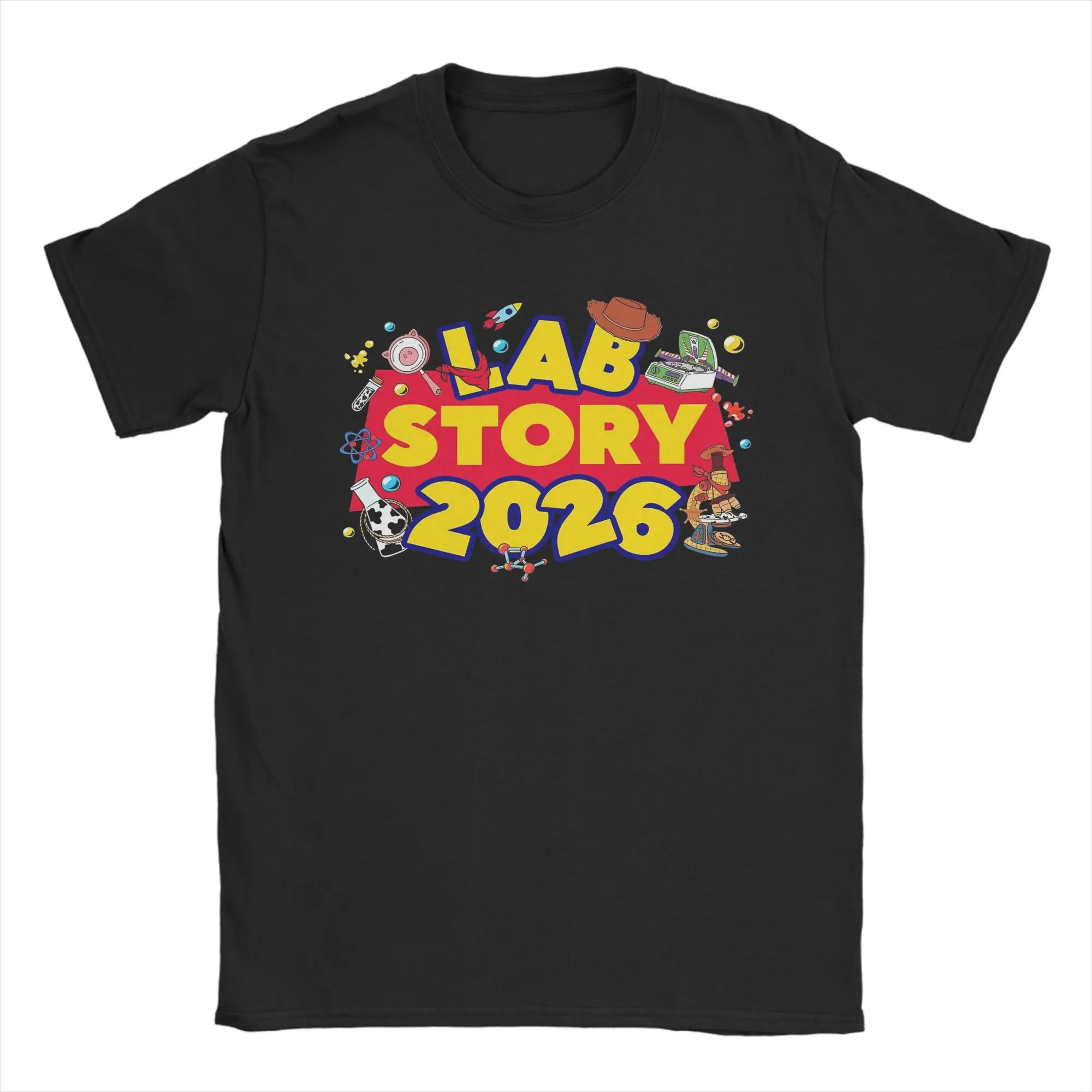 Men's 2026 Lab Week Medical Lab Technician T Shirt  Cotton Clothing Funny Short Sleeve Crew Neck Tee Shirt Unique T-Shirts