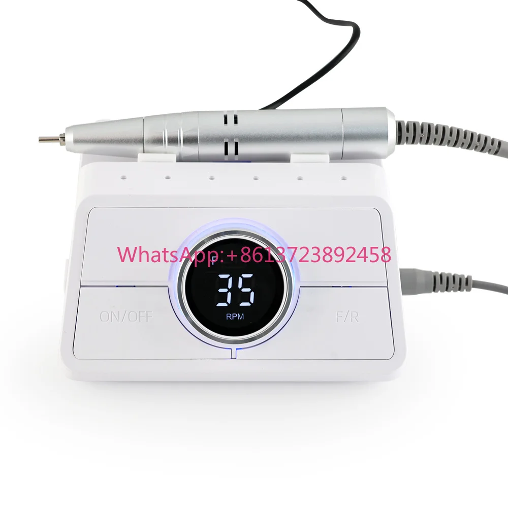 Misbeauty 2026 Newest Nail Drill with Foot Pedal Smart Auto-Pause Induction Stand 45000 RPM Electric Nail File