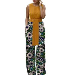 African Print Women Women's Wide Leg Pants Nigerian Fashion Female Loose Trousers Ankara Loose Pant