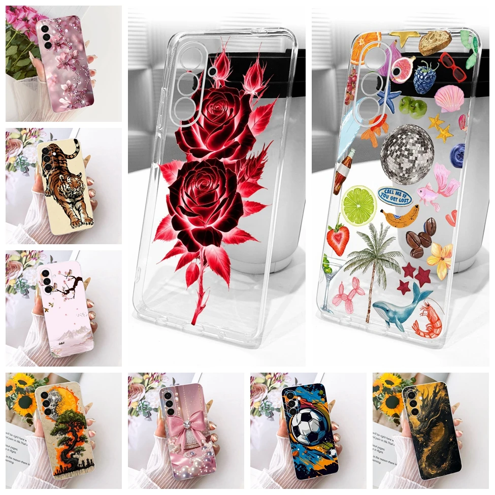 Clear Cover For Samsung A56 5G Case Cute Fashion Butterfly Funny Painted Casing For Samsung Galaxy A56 5G SM-A5660 SM-A566B/DS
