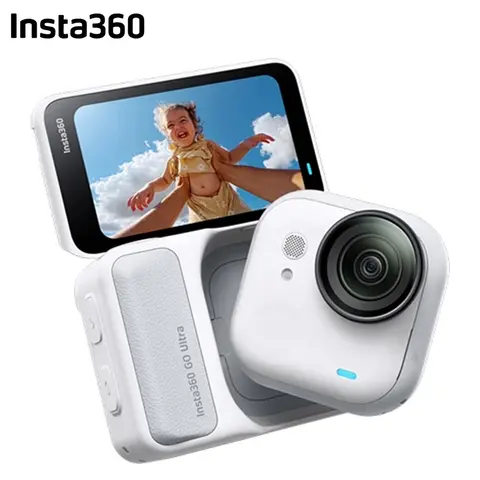 Insta360 GO Ultra 4K Tiny Pocket Sports Camera Portable Vlogging Camera,Support Sports HDR Video,200 Min Battery Life,Waterproof