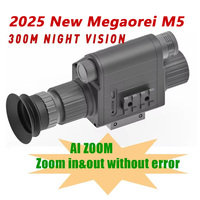 Megaorei M5 HD 1080P Monocular Infrared Digital Night Vision Scope 4x Zoom Hunting Camera Outdoor Tactical Telescope with IR