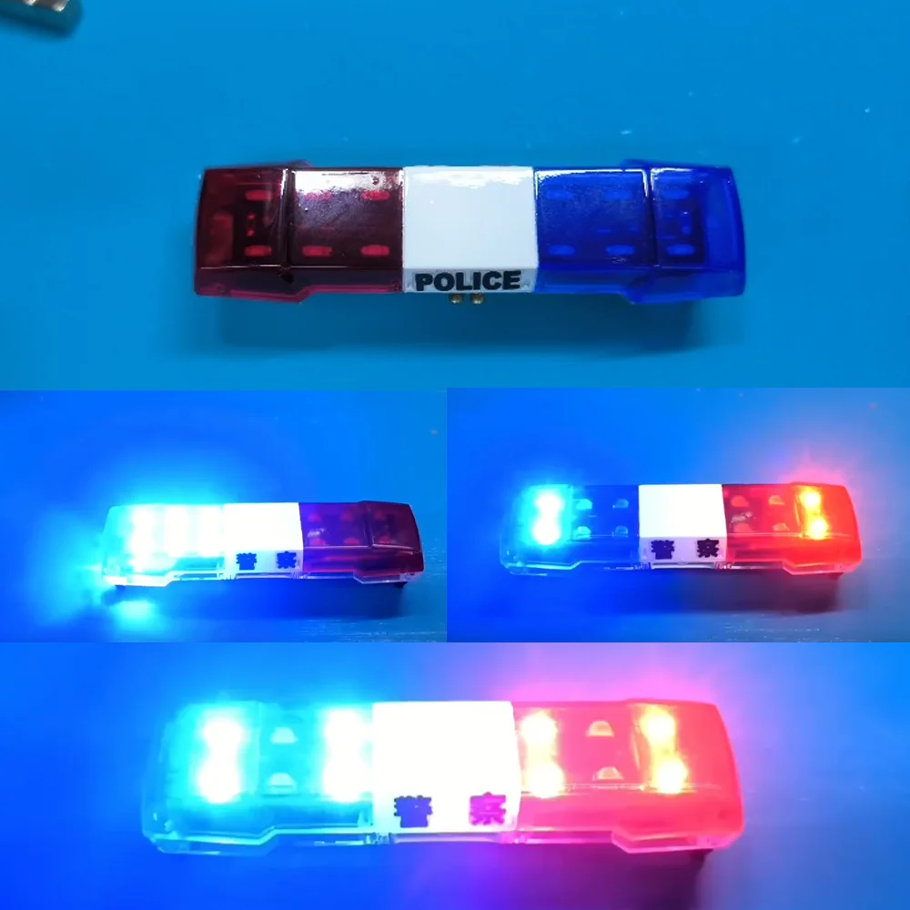 

LED Roof Flashing Warning Light for 1/18 RC Crawler Car Traxxas TRX4M Defender Bronco AXIAL SCX10 RC4WD SCX24 Xiaoqi Car Parts