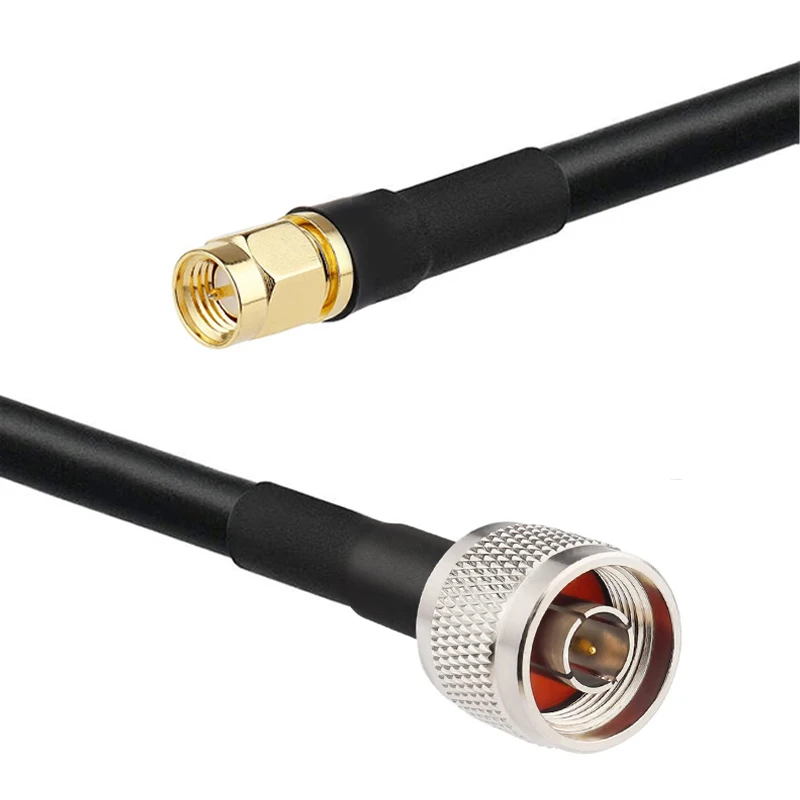 

Чистая медь 50 Ом RG58 SMA Male to N Male RF коаксиальный кабель в сборе 30 см - 10 м для удлинителя двухсторонней антенны RadioWiFi