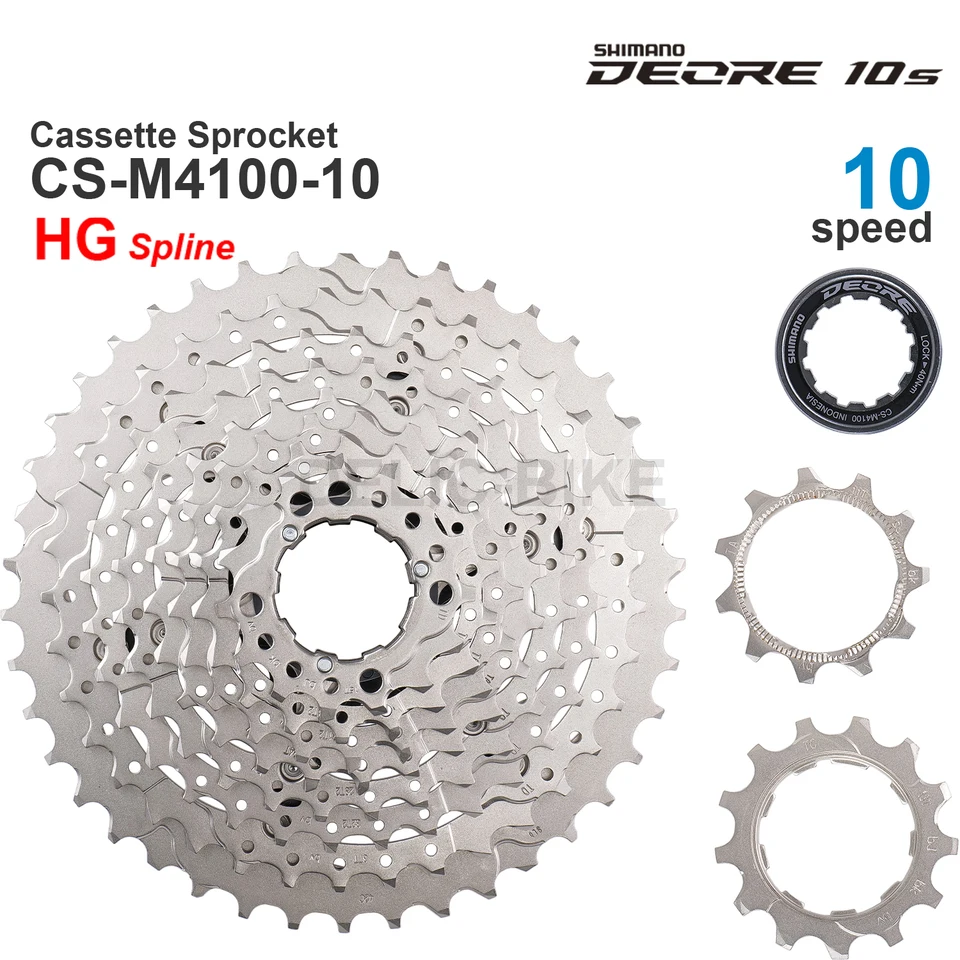 Shimano deore m4100 10v biscosprocket CS-M4100-10 10スピード