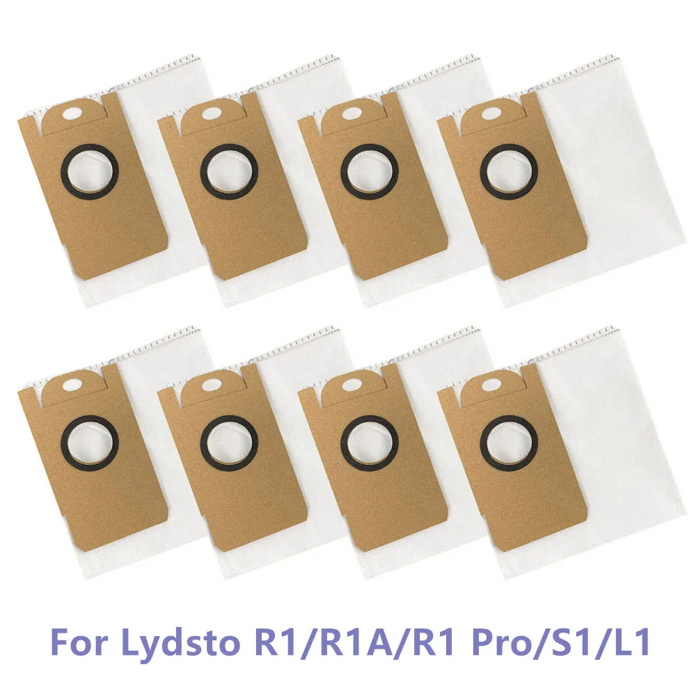 أكياس غبار لمكنسة كهربائية روبوت Lydsto ، كيس قمامة ، ملحقات ، R1 ، R1A ، R1 Pro ، S1 ، L1 ، 8