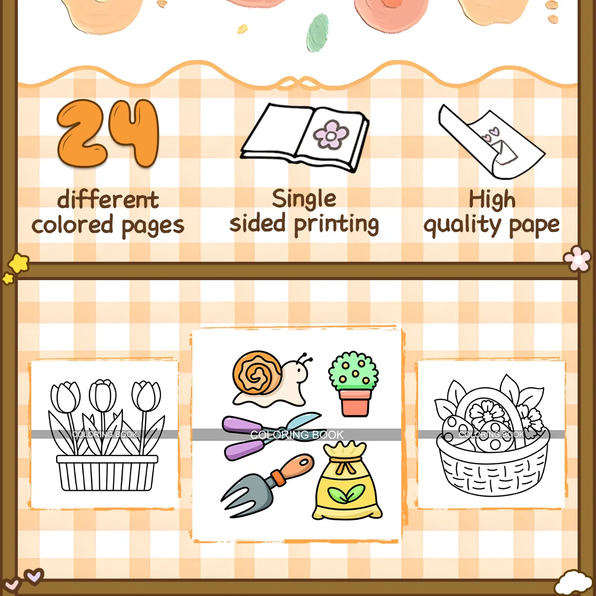 Small Garden Life Coloring Book: A Creative Picture Book for All Ages - Explore the Joy of Coloring