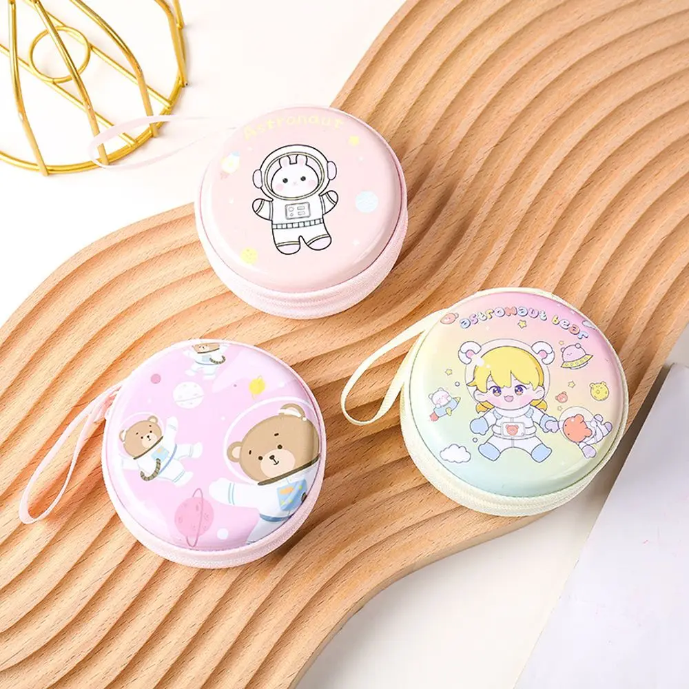 Cartoon Wallet Students Kids Gift Headset Bag USB Cable Organizer Earphone Storage Bag Coin Purse Headphone Case Earbuds Box