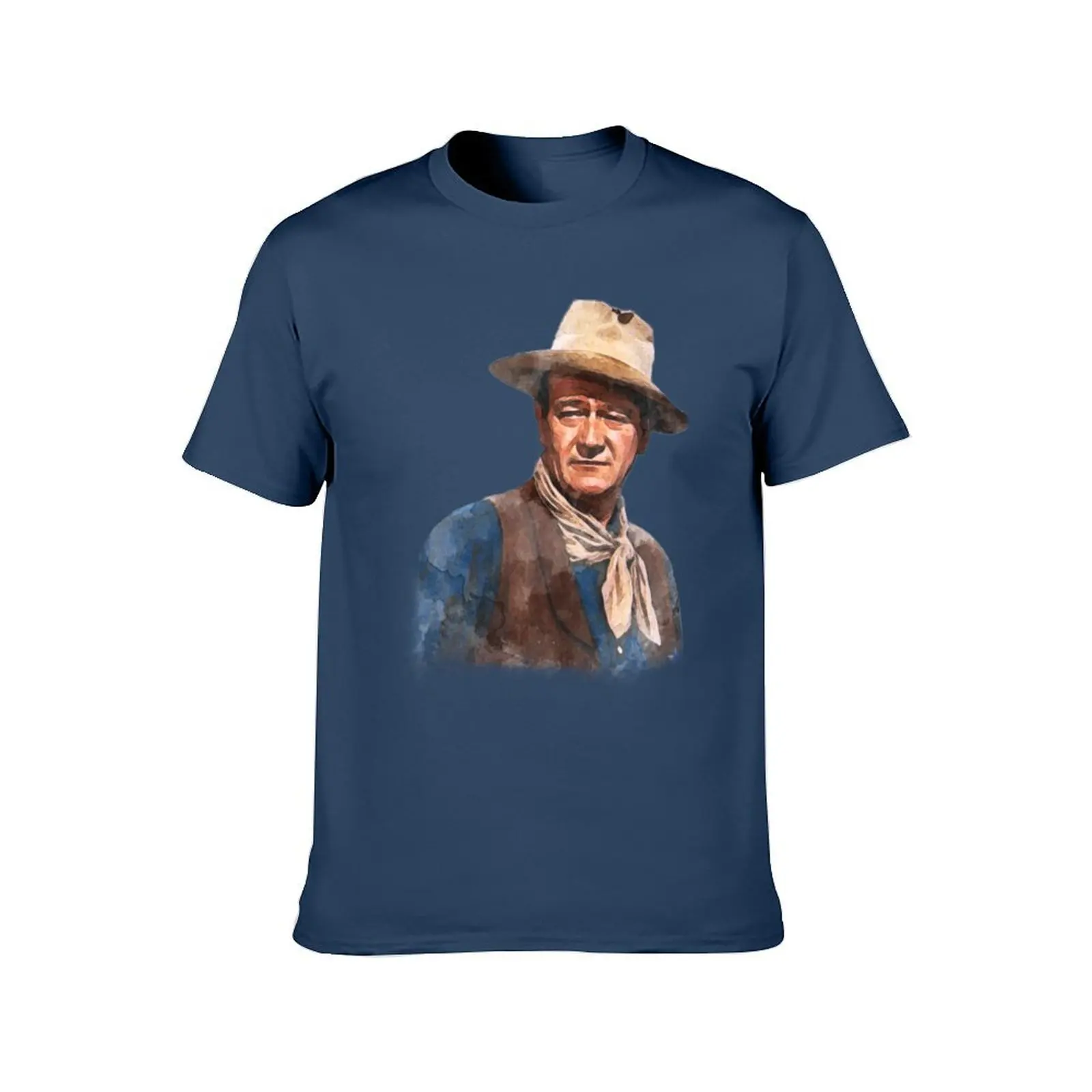 جون واين الفن الكلاسيكي تي شيرت رجل التي شيرت رجل تي شيرت جرافيك تي شيرت رجل عادي تي شيرت #2