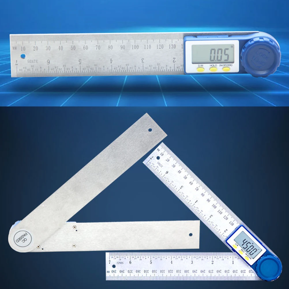 

Digital Display Angle Ruler Lightweight Woodworking Home Architect Protractor Durable Accurate Resistant Long Lasting