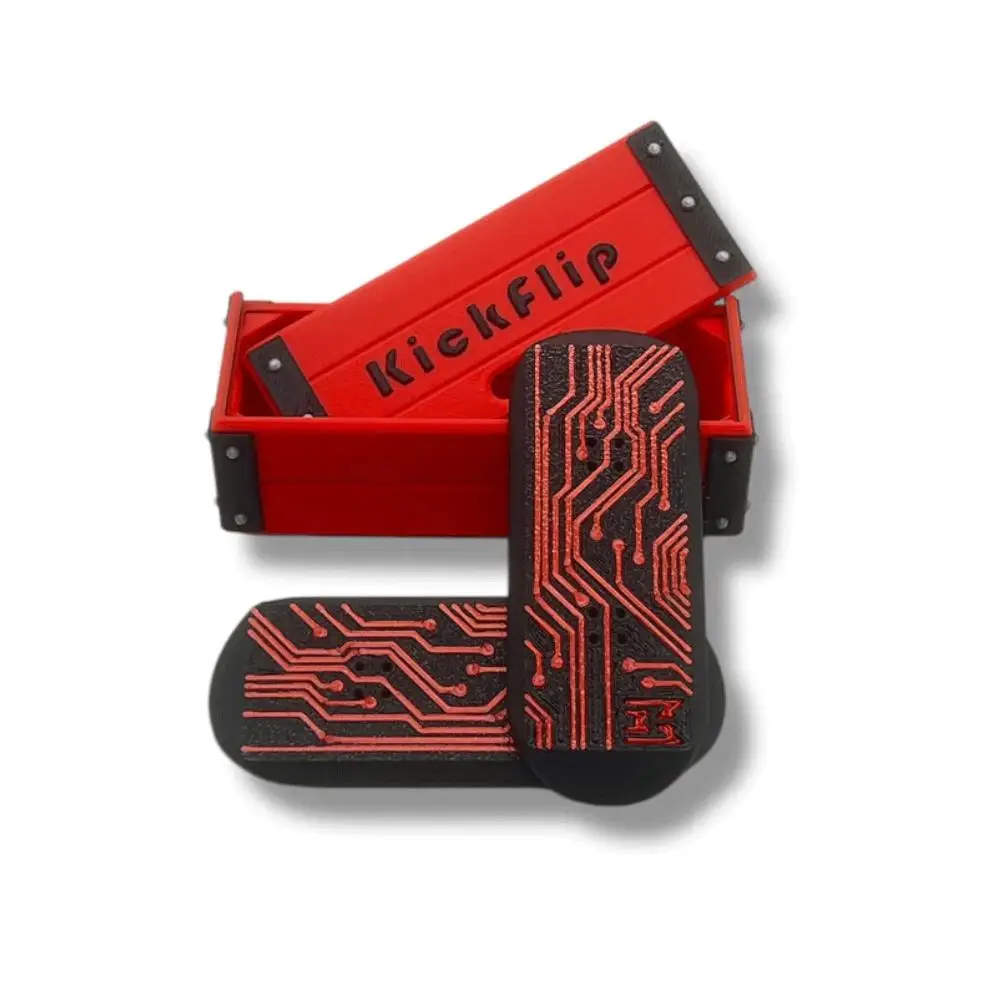 Neues Kickflip Magnetisches Skateboard Mini Finger Skateboard 3D Gedrucktes Spielzeug Freizeit Stressabbau Magnet Puzzle Geschenk für Freund – Detail 6