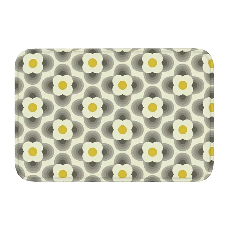 Scandinavian Floral Orla Kiely Door Mat Non-slip Kitchen Bathroom Rug  40*60cm Entrance Toilet Living Room Floor