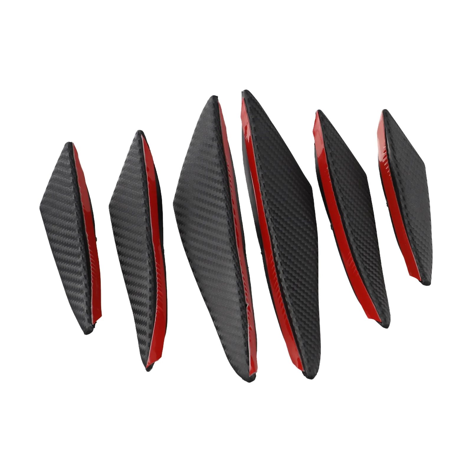 Car Front Bumper Lip Add Style and Functionality to Your Car with this 6 Piece Car Front Bumper Lip Splitter Fins Kit in