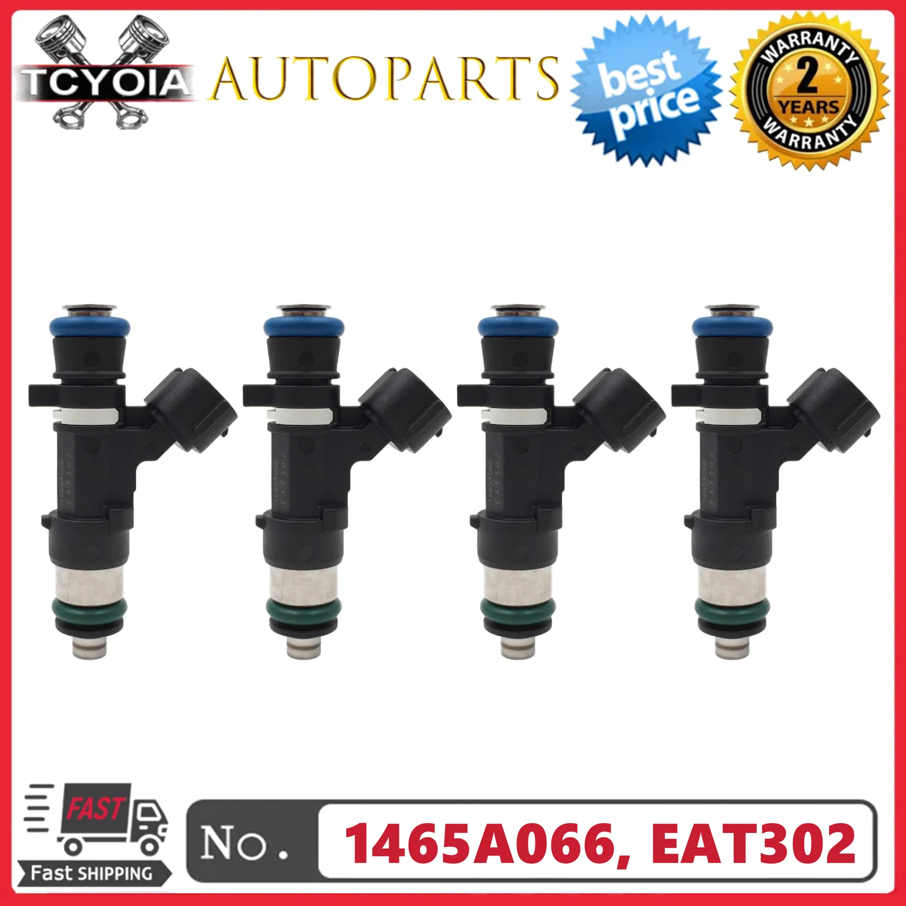 

4 шт./компл. топливных форсунок 1465A066 EAT302 для Mitsubishi L200 Pajero Sport Strada Triton 2.4L