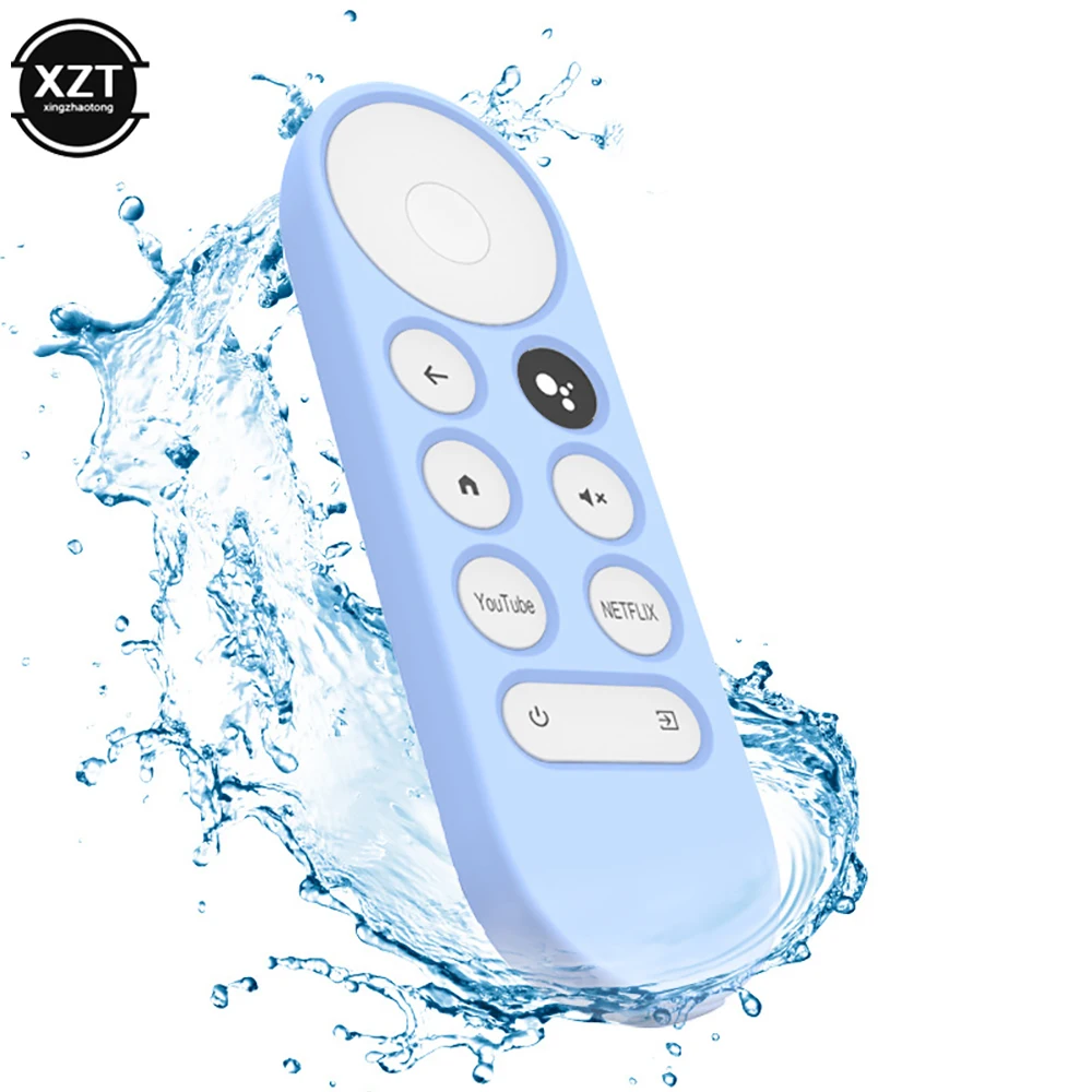 

Soft Silicone Remote Control Case Non-Slip For Google TV 2020 Voice Remote Control Protective Cover Shell Shockproof