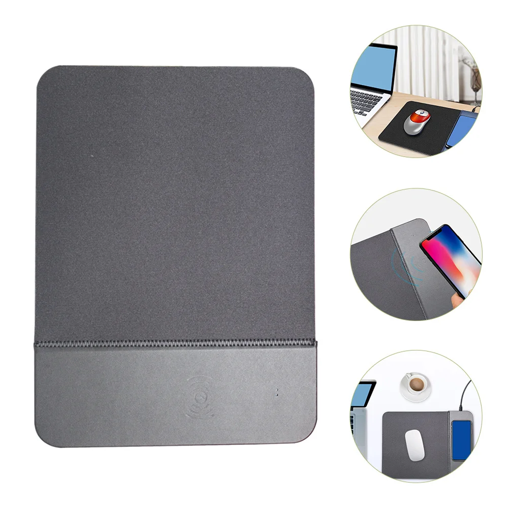 

Коврик для мыши с беспроводной зарядкой, 10 Вт, быстрая зарядка, многофункциональный, нескользящий, водонепроницаемый, с длительным сроком службы, компьютерные поставки