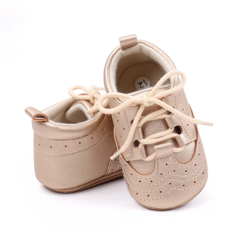 Baby Shoes Soft PU and TPR High Quality Anti-slip Sole Cassual Style 2024 New Fashion 0-9-18 Months  Spring and Autumn BMH3197