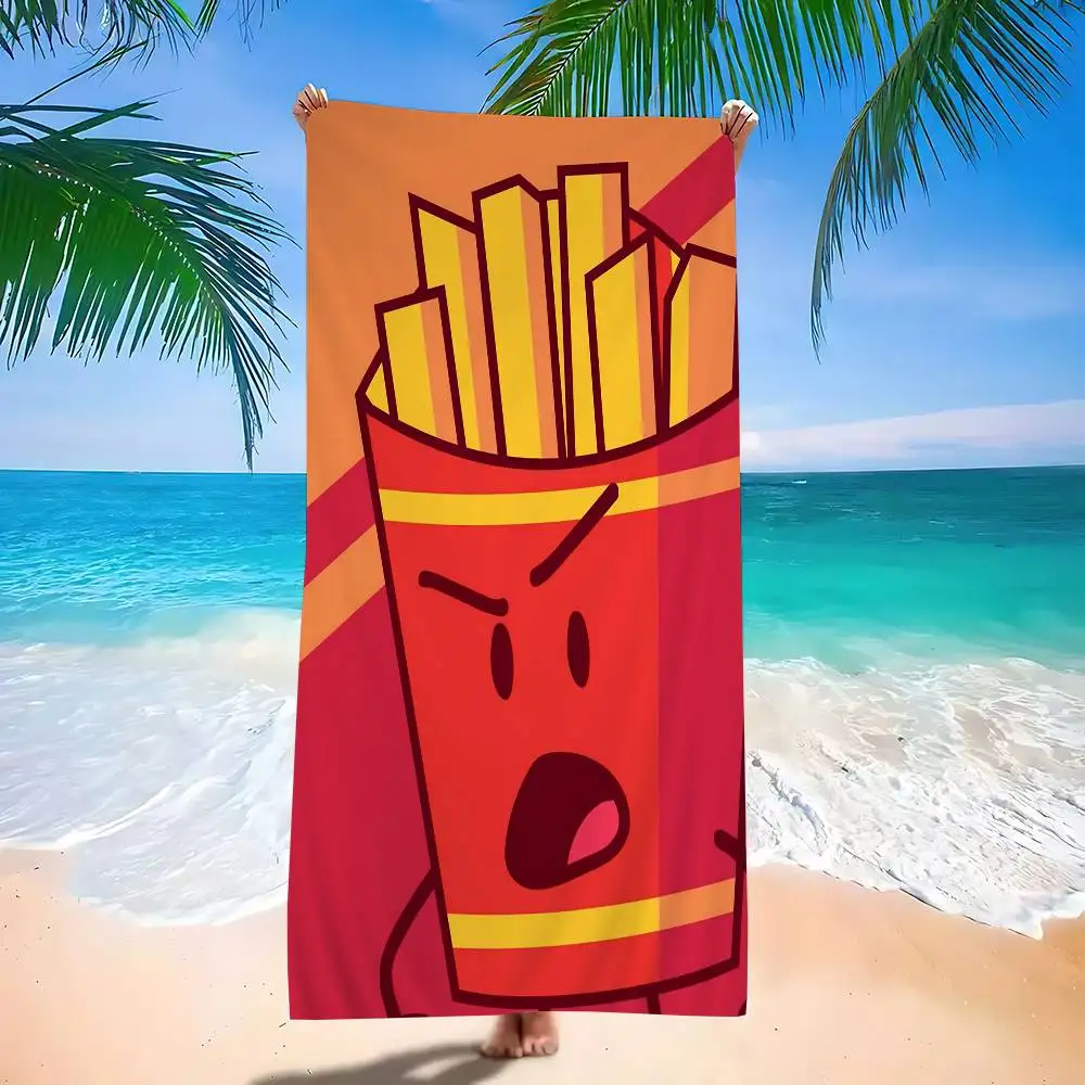 animation Bfdi Battle For Dream Island Big Microfiber Beach Towels Quick Dry Towel Sand Beach Towels Pool Towel for Travel Swim
