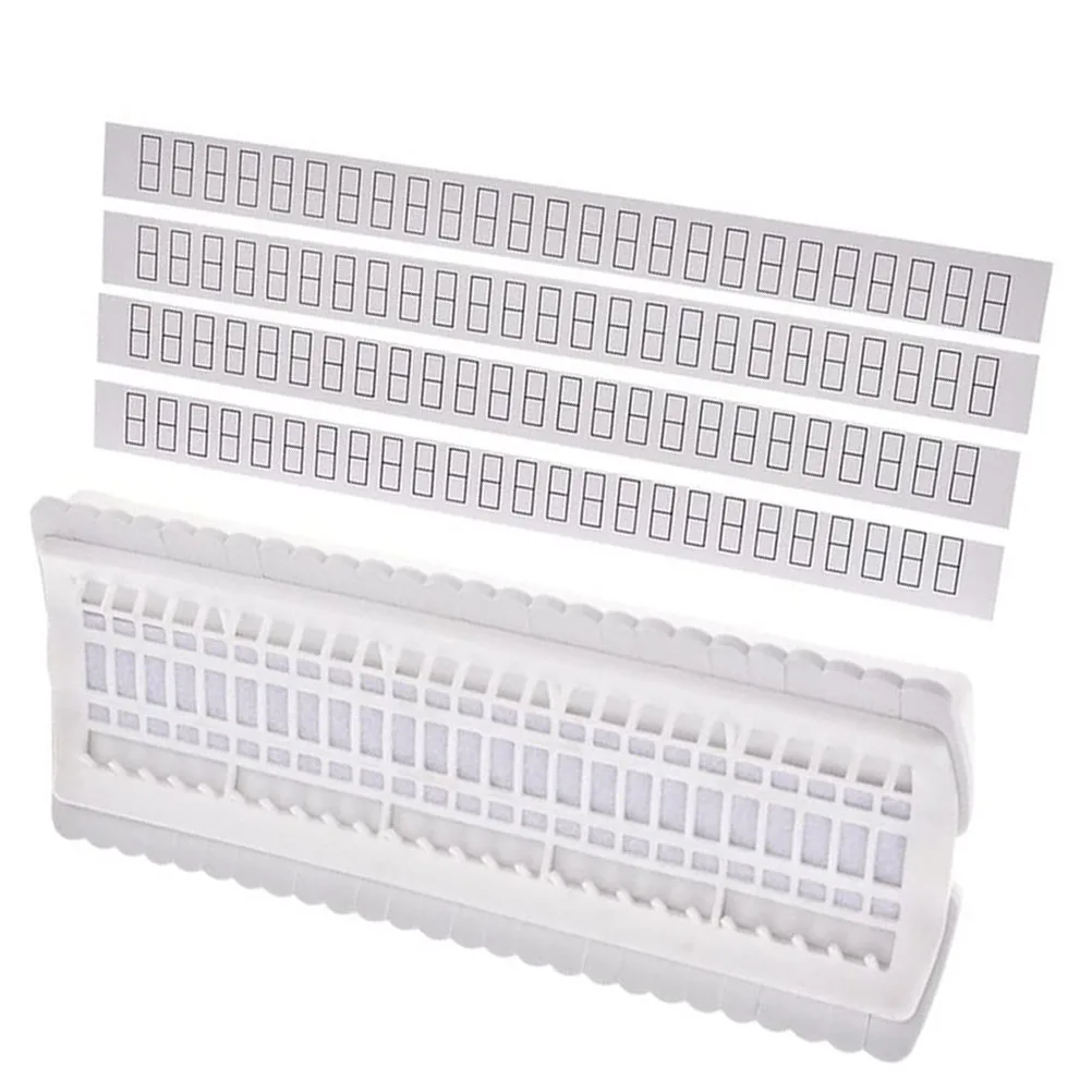 

1Pcs Cross Stitch Thread Organizer 50 Slots Plastic Durable Compact Embroidery Floss Holder for Neat Thread Storage