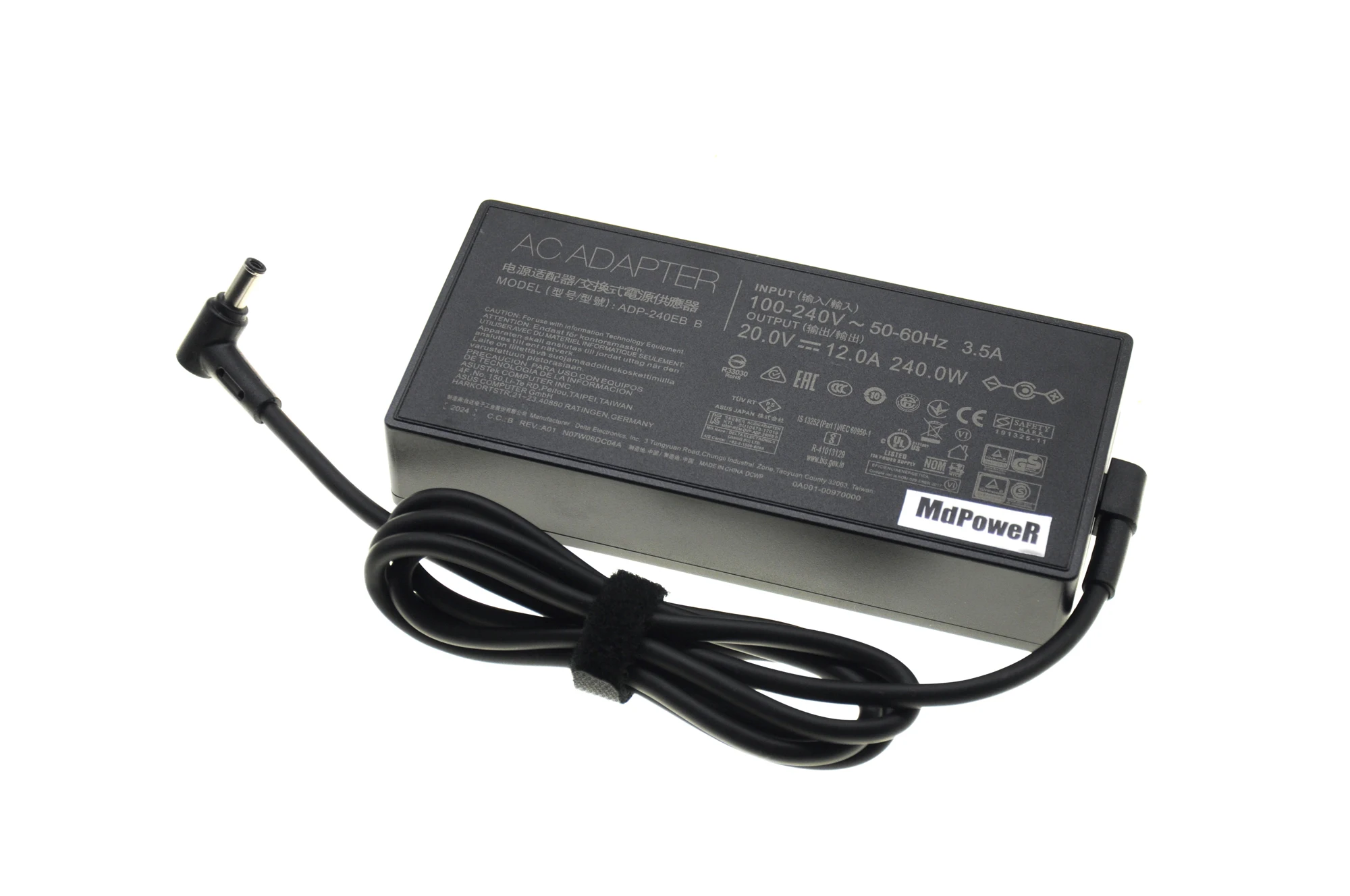 ADP-240EB B 20V 12A 240W AC Adapter Laptop Charger For ASUS ROG 15 GX550LXS RTX2080 Power Supply 6.0 x 3.5mm