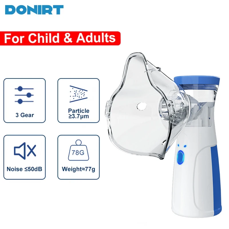 Mini Facial Steamer and Humidifier 2-in-1 Nano Ion Mist for Skin Moisturizing and Air Moisturizing with Water Tank Beauty Spray