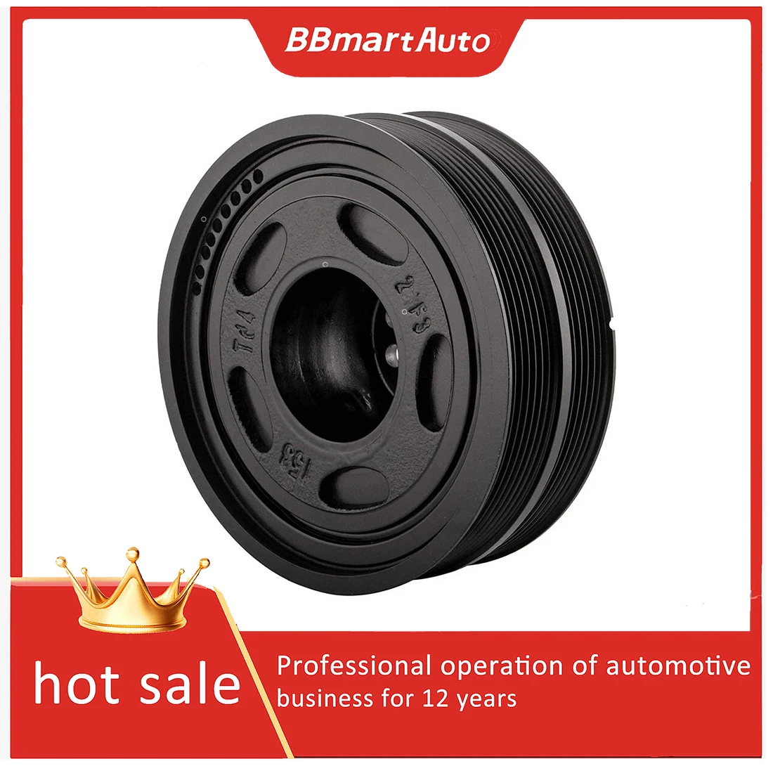 

06E105251F Balancer crankshaft pulley For Audi A6 A7 A8 Q5 Q7 S4 S5 SQ5 BBmartAuto Car accesorios para auto