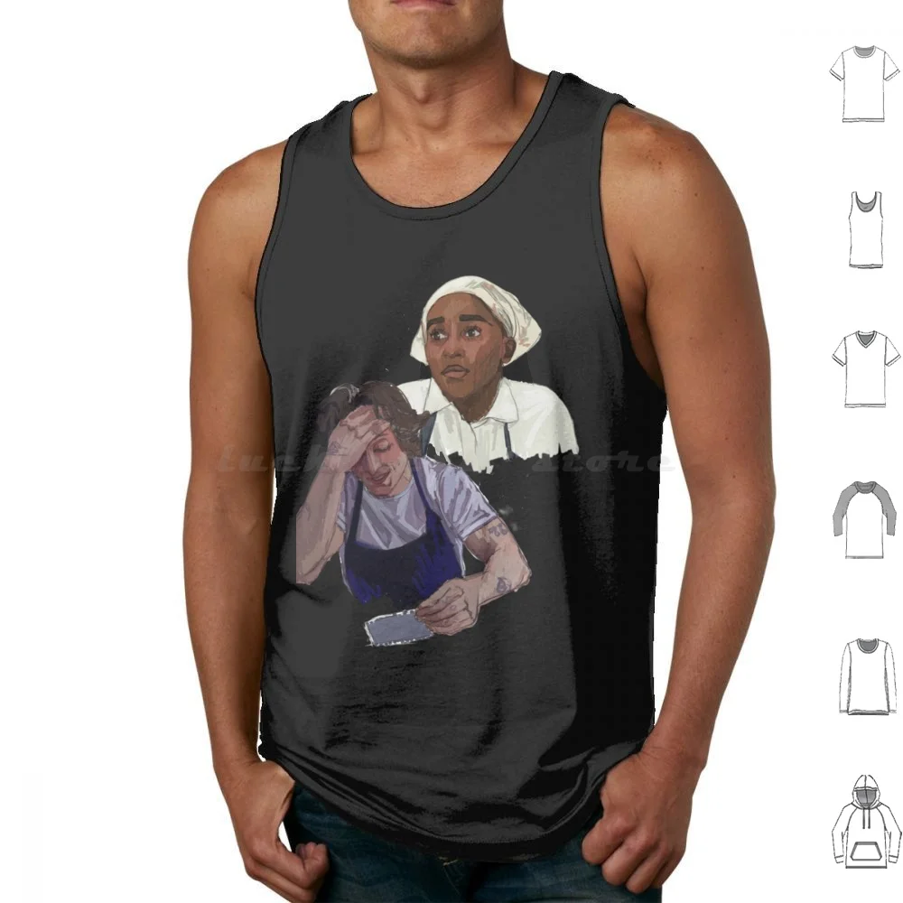 Carmy And Sydney From The Bear Tv Series Tank Tops Print Cotton The Bear Tv Series Show The Bear Tv Serie The Bear Tv Show