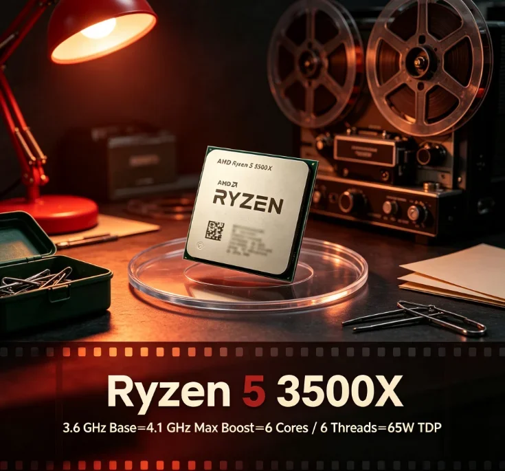 

Hot Sale AMD R5 3500X Entry E Sports CPU 6 Core 6 Thread 4.1GHz 32MB L3 Cache AM4 Pair with B450 Motherboard Ultimate Value
